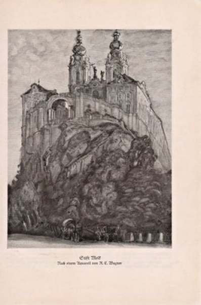 1926 - Stift Melk - alter Druck